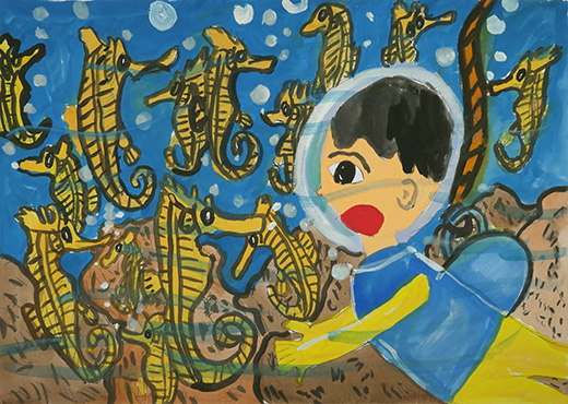 タツノオトシゴが住める海へ