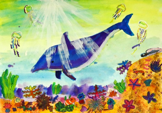 色とりどりの海の世界