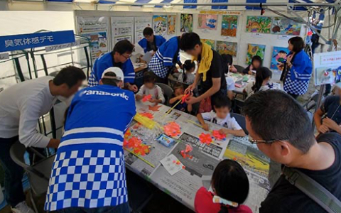 春日井まつりの展示風景