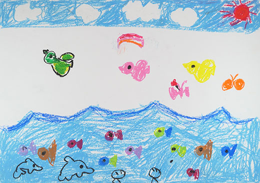 きれいなうみ、そら