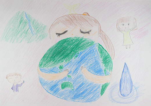 きれいな地球の芽