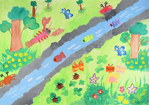 きれいな空気、水と生きもの。