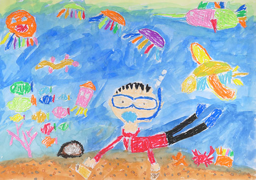 心をこめた海そうじ