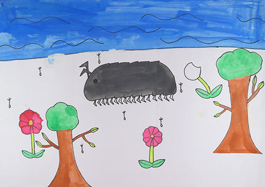 川のダンゴムシ