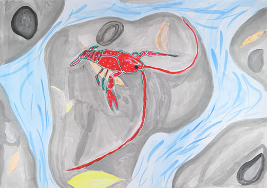 大きなザリガニ