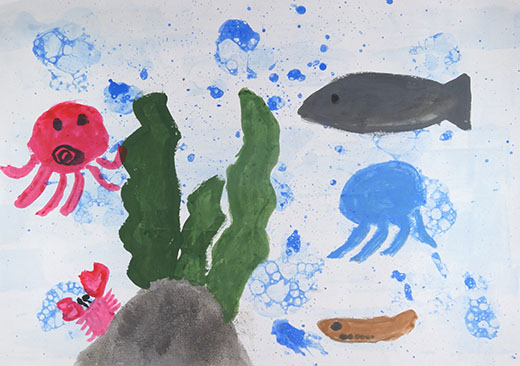 たのしくくらしている魚たち