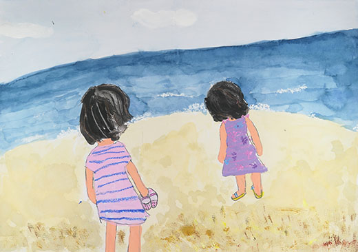 とっとりさきゅうで見た海