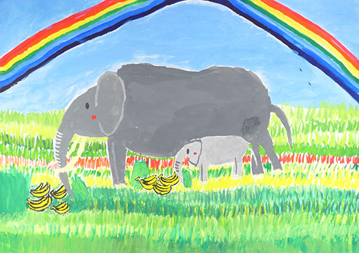 おやこで、ごはんをいっぱい食べて、元気になろう！！