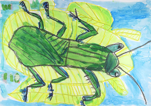 かまきりの旅行