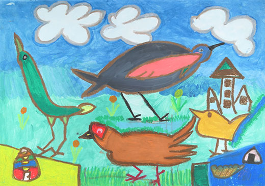 とりさんたちのピクニック