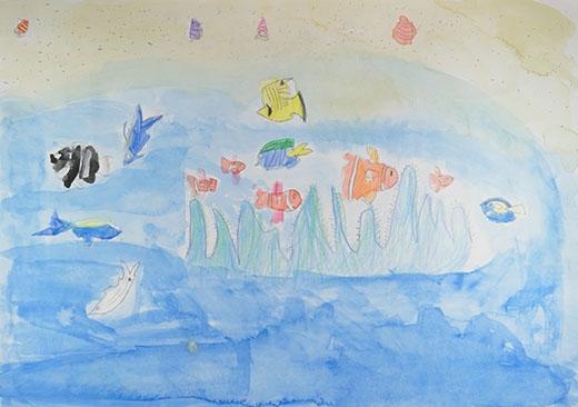 みなみの海のクマノミとお友だち