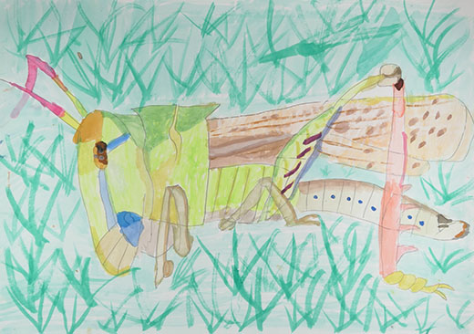 ミササガパークのバッタ