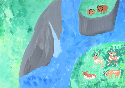 自然にみちあふれている世界