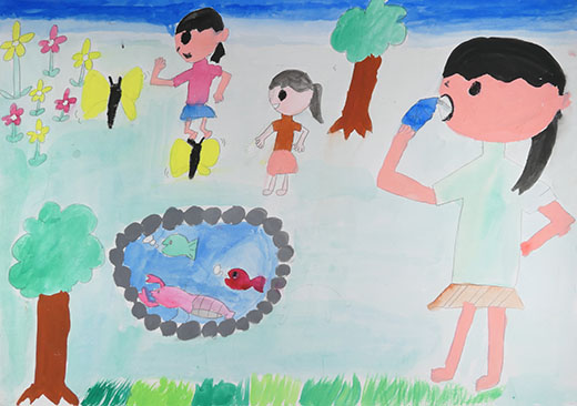 命をささえる大切な水と、元気にくらす生き物