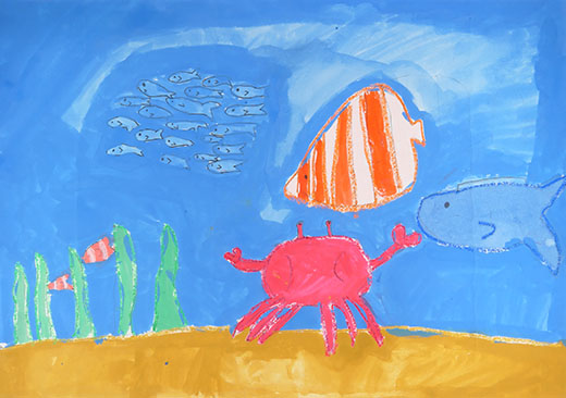 うみのなかのげんきな生きもの