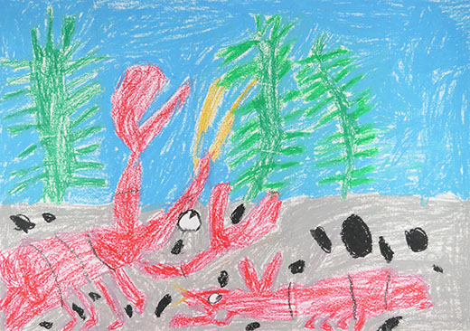 ざりがにのたたかい