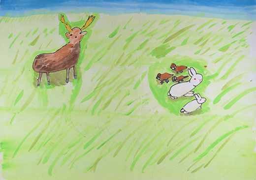 草げんのどうぶつたち