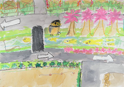 ヤマガラとみたらい川