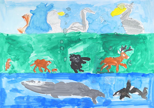 元気な動物たち