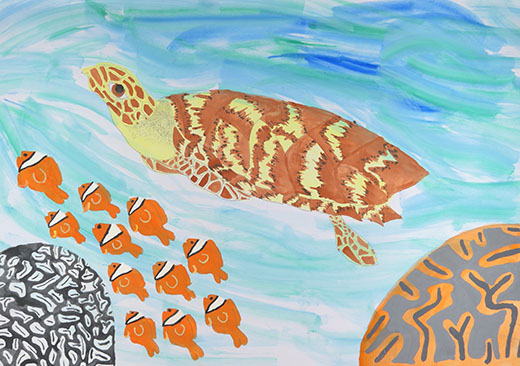 海の中の生き物