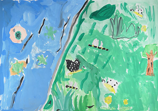 元気にくらす生き物たち