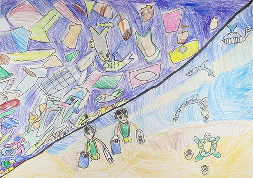 汚い海ときれいな海