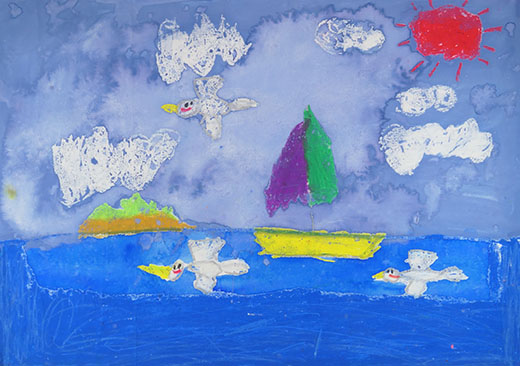 守りたいきれいな空と海