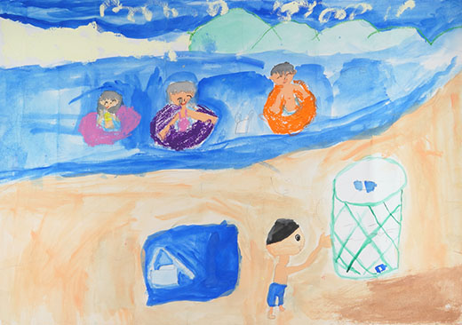 きれいなうみときれいなすなはま