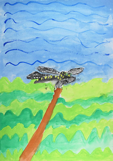 大自然のオニヤンマ