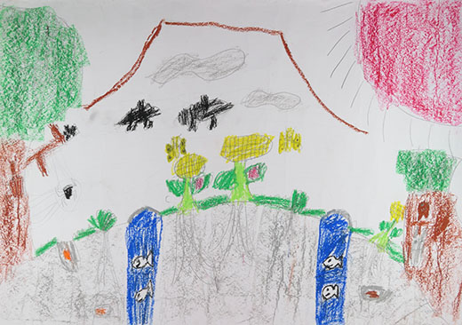 ふじさんがみまもるしぜん