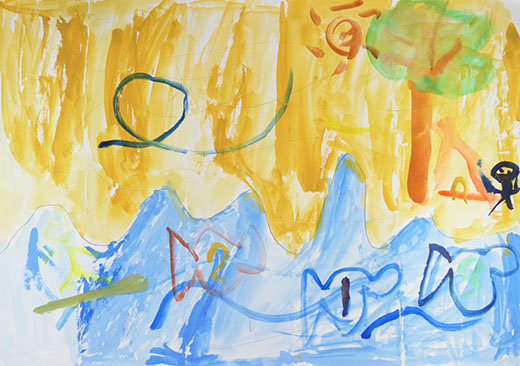 きれいなえがおと楽しい世界