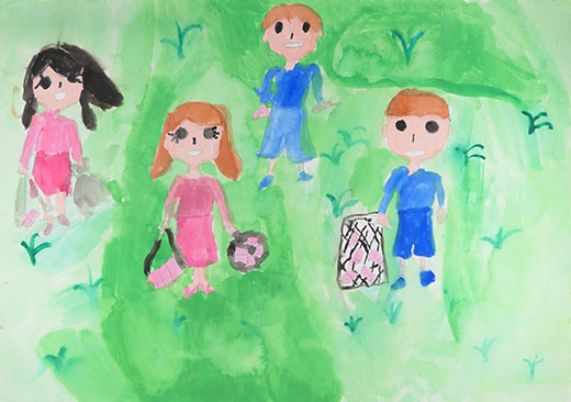 みんなで町をきれいに