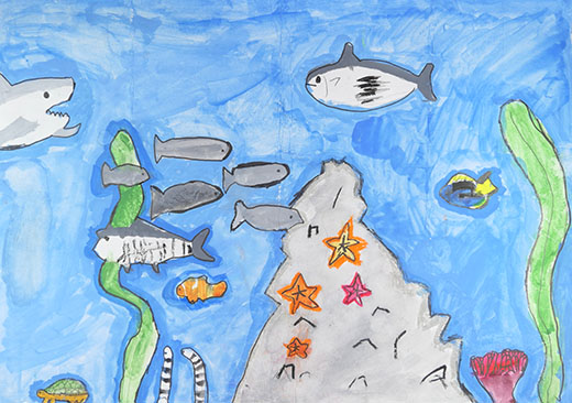 海の中の魚たち