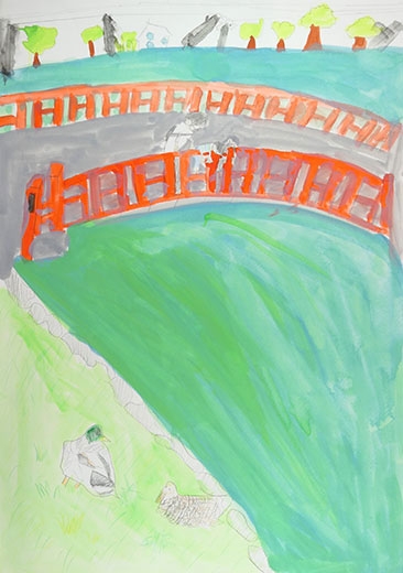 きれいな水とカモ