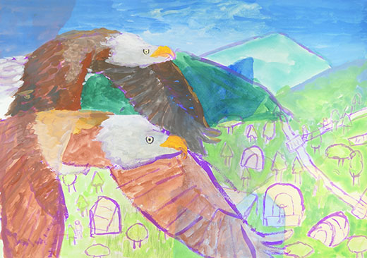 タカとキャンプ