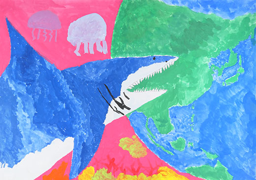 ちきゅうとサメ