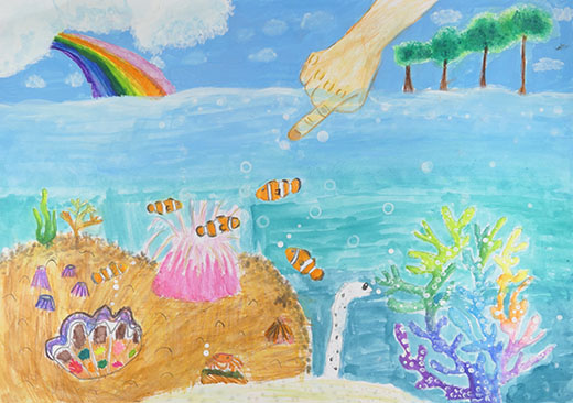 うみのなかのいきものたち