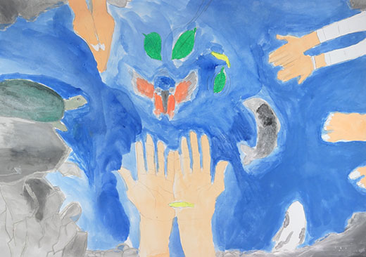 きれいな水と生き物とふれあう