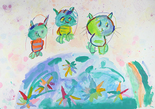 ねことすいれいんのうみ