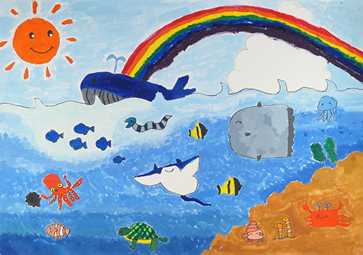 ごみのないきれいな海