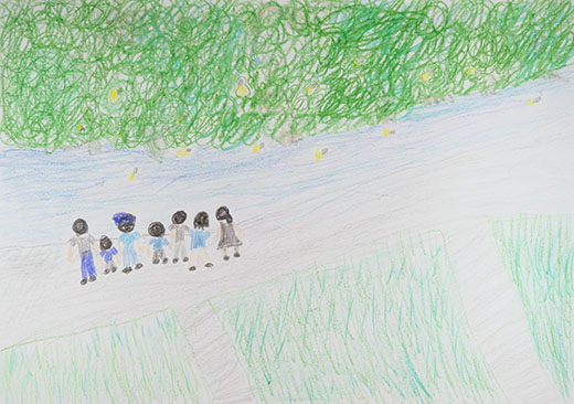 家族でみたきれいなホタル