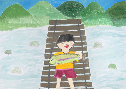 にじますつかまえた日