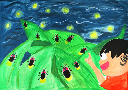 ほ、ほ、ほーたる来い♪