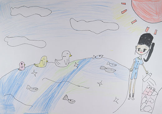 ゴミはゴミばこに