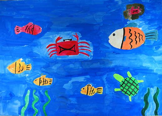 きれいな水にすむ生き物たち