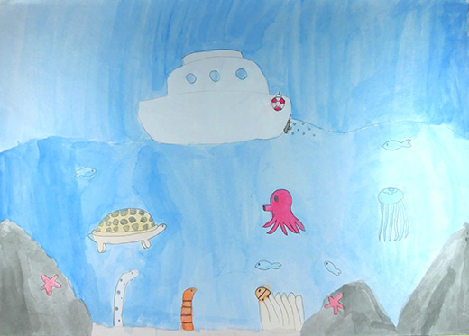 海をキレイにしよう