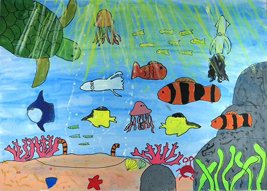 海に生きる魚たち