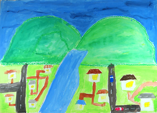 うつくしい山ふうけい