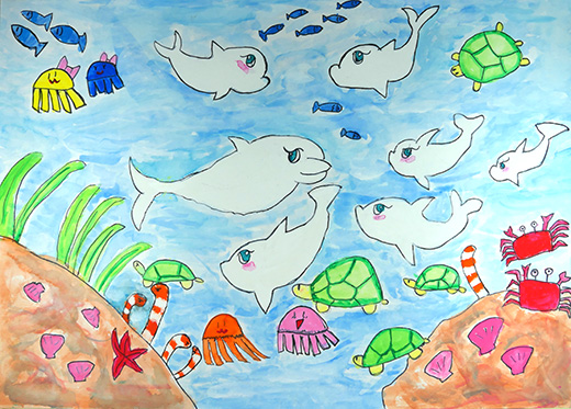 白イルカと海のなかまたち