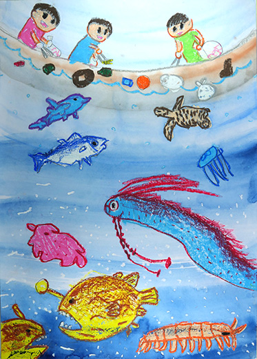 海からゴミをなくしたい